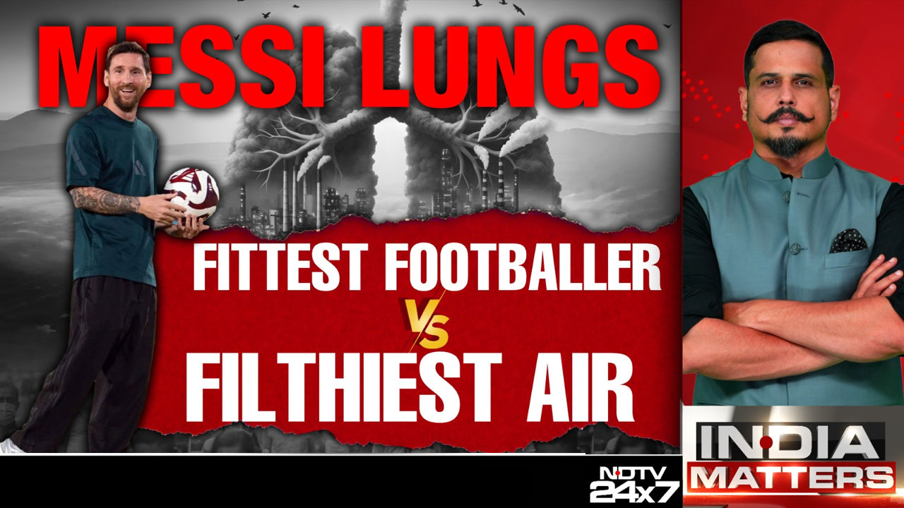 NDTV Declares 'Air'Mergency: Fittest Footballer Vs Filthy Air