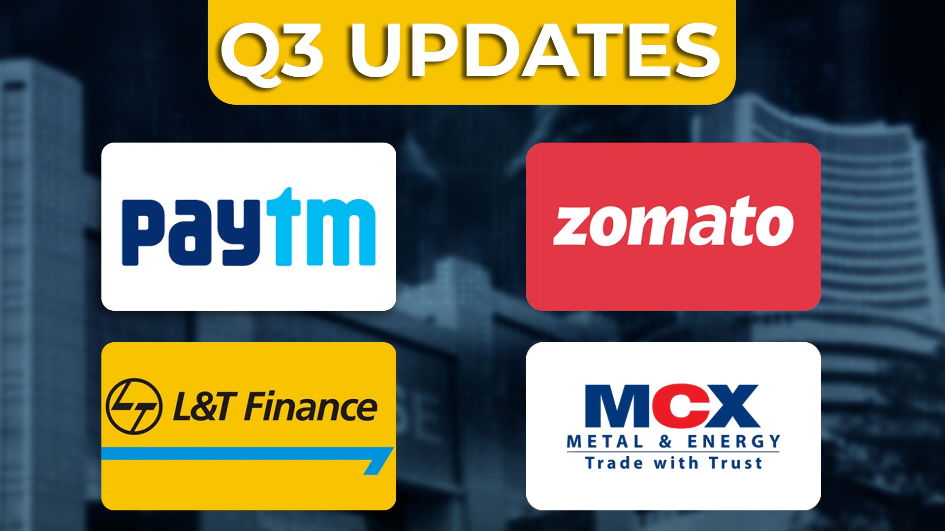 Q3 Results Updates: MCX Profit Rises 4%; L&T Finance Profit Falls 2% To Rs 626 Crore