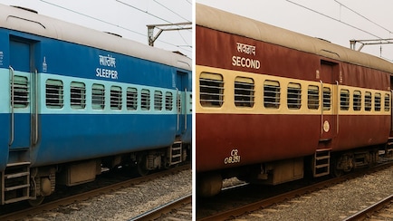 Why Do Indian Trains Come In Different Colours? Find Out Here