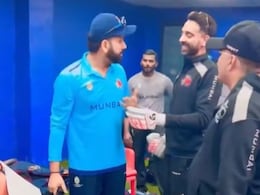 Watch: Rohit Sharma Reunites With Ex-Mumbai Indians Teammate During Vijay Hazare Trophy