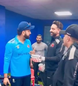 Watch: Rohit Sharma Reunites With Ex-Mumbai Indians Teammate During Vijay Hazare Trophy