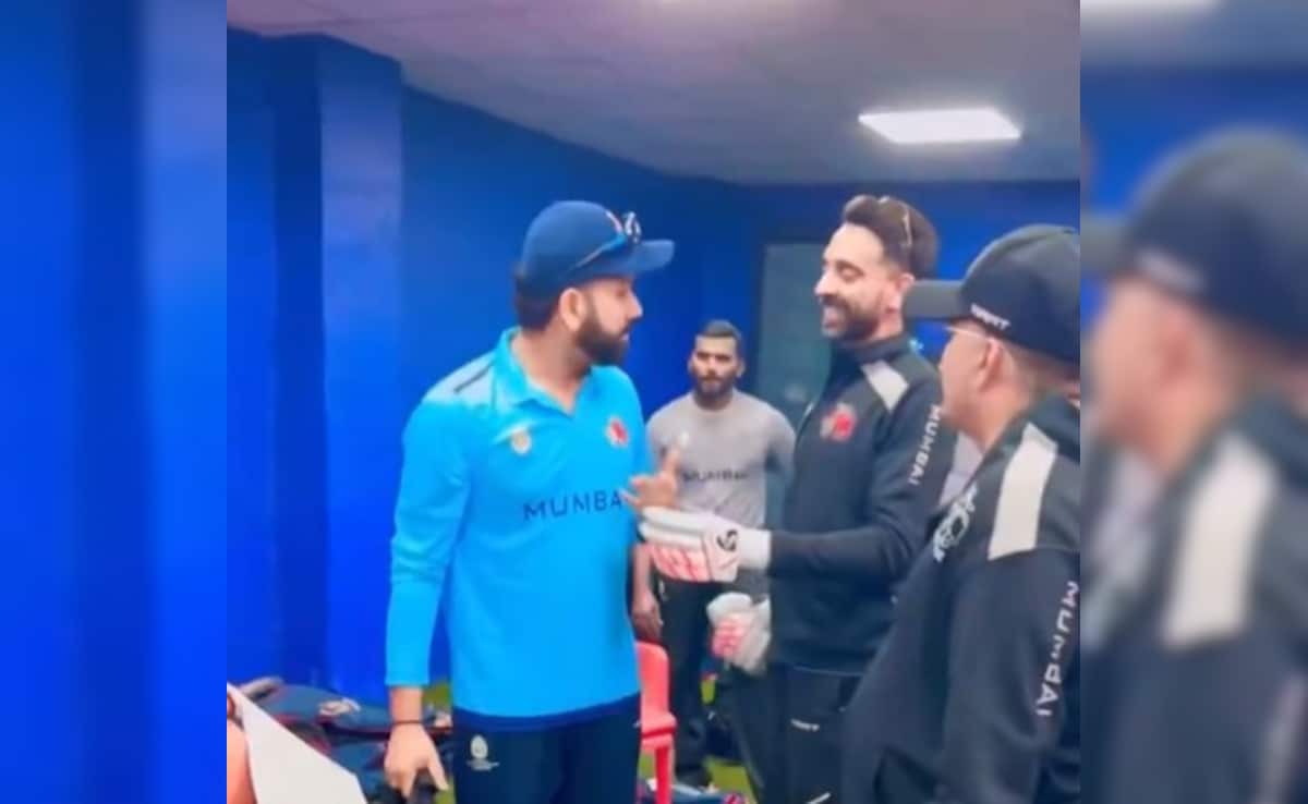 Watch: Rohit Sharma Reunites With Ex-Mumbai Indians Teammate During Vijay Hazare Trophy