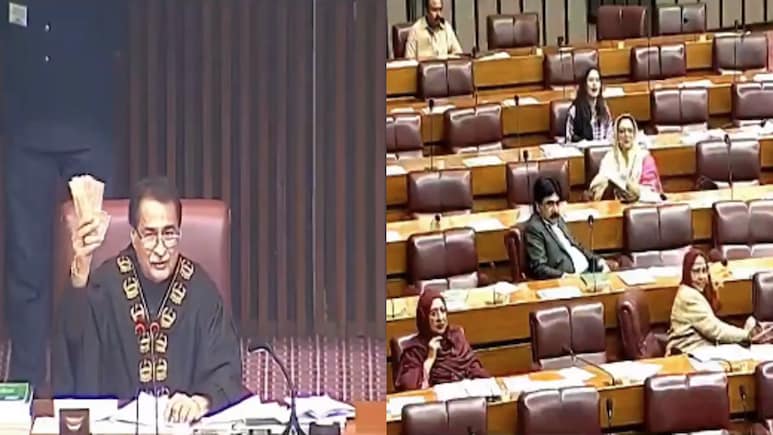 "Whose Money Is This?" Pak Speaker Waves Cash He Found, 12 MPs Claim It