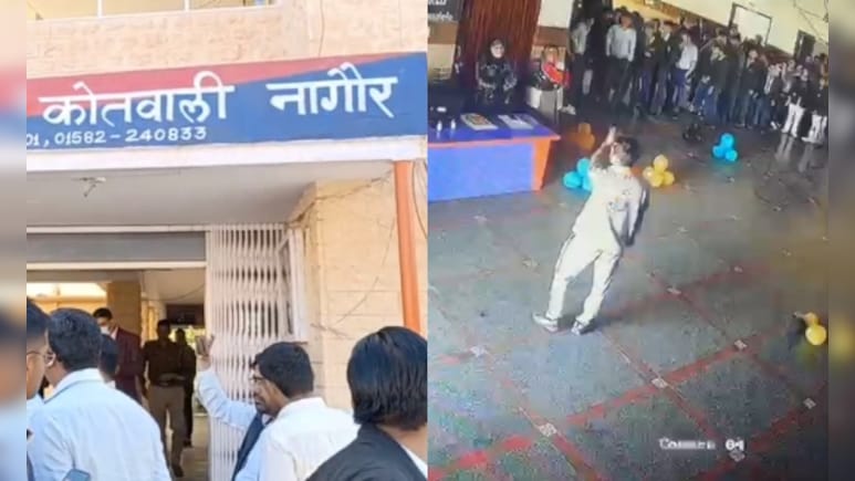 नागौर में&nbsp;क्रिसमस डे पर स्कूल में तोड़फोड़,स्टॉफ से मारपीट की; बोले- हम सांता को नहीं देखना चाहते&nbsp;