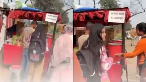 गोलगप्पे वाले ने लड़कों की एंट्री क्यों की बैन... सिर्फ लड़कियां ही कर सकती हैं टेस्ट, लोग बोले- बहुत होशियार है