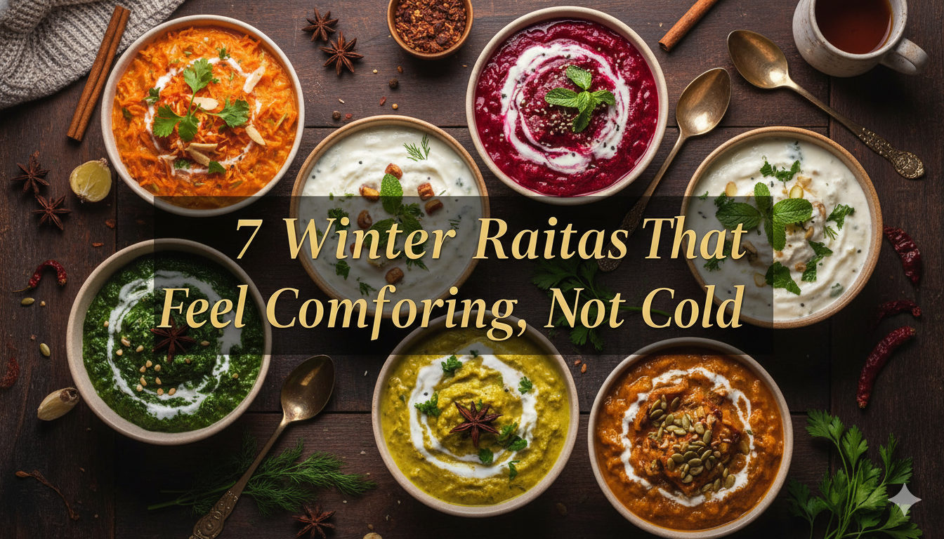 7 Winter Raitas That Feel Comforting, Not Cold