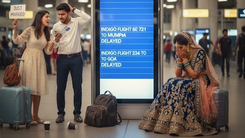 Indigo Flight: खुद की शादी में नहीं पहुंच सकी दुल्हन गुंजन, विवेक-साक्षी का हनीमून प्लान भी बिगड़ा