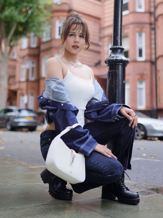 Radhika Bangia’s Denim-On-Denim Outfit Is the Ultimate Casual Glam