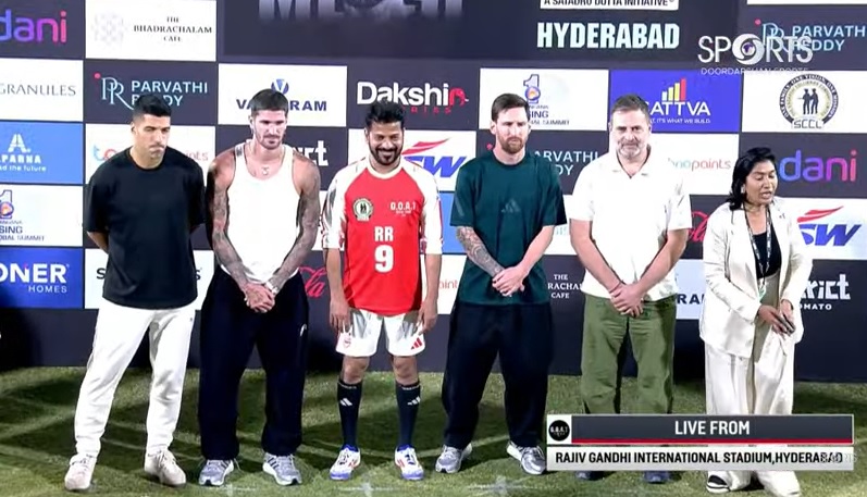 Lionel Messi Tour: हैदराबाद में सुपरहिट रहा मेस्सी शो, फुटबॉलर ने फैंस को दिया मैसेज, सीएम रेवंत भी छाए