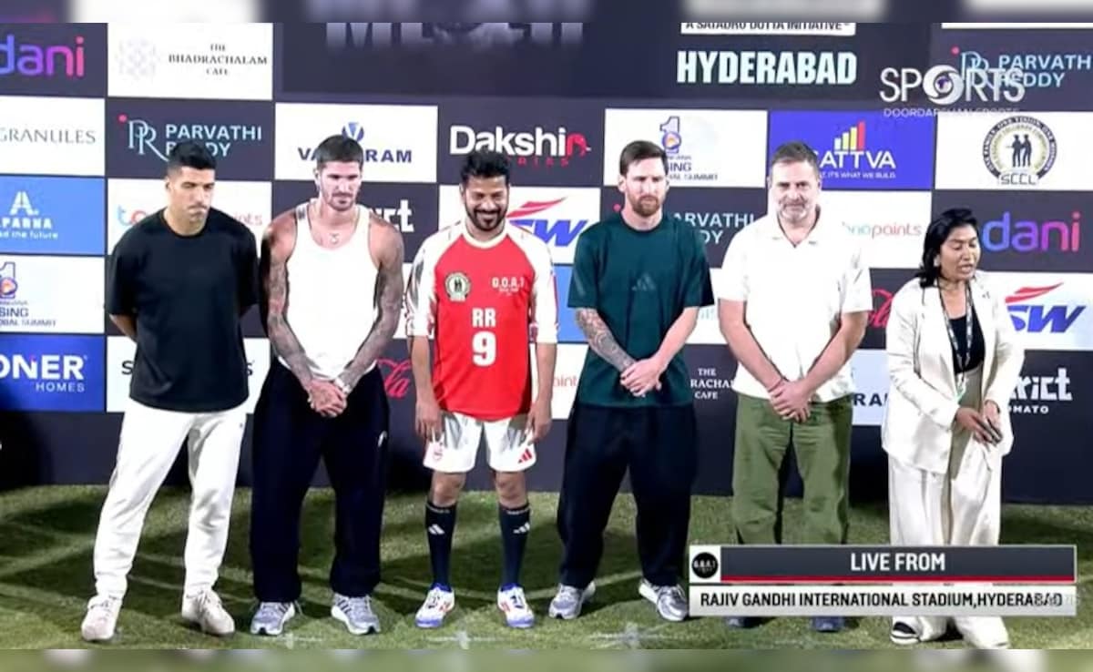 Lionel Messi Tour: हैदराबाद में सुपरहिट रहा मेस्सी शो, फुटबॉलर ने फैंस को दिया मैसेज, सीएम रेवंत भी छाए