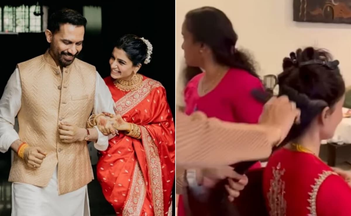 समांथा की वेडिंग का इनसाइड वीडियो वायरल, दुल्हन बनने के लिए यूं सजी ...