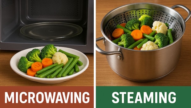 Microwaving vs Steaming Vegetables: Which Keeps More Nutrients