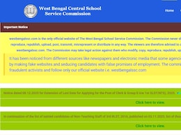 WBCSSC Extends Application Date For 8,477 Group C And D Vacancies
