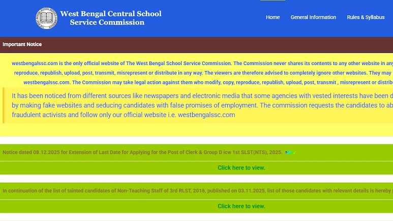 WBCSSC Extends Application Date For 8,477 Group C And D Vacancies