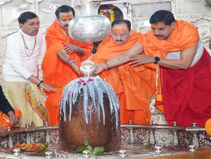 Mahakal Mandir Puja: महाकाल की शरण में पहुंचे CM मोहन यादव और JP नड्&zwnj;डा; अन्न क्षेत्र में ग्रहण किया प्रसाद
