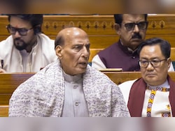 &quot;National Song Marginalised&quot;: Rajnath Singh Slams Congress In Parliament