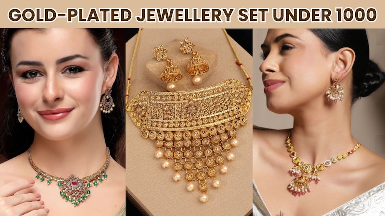 Gold-Plated Jewellery Set: ₹1000 से भी कम में ऑर्डर करें ये सेट्स, इनकी खूबसूरती देख 1 नहीं 2 कर लेंगे ऑर्डर