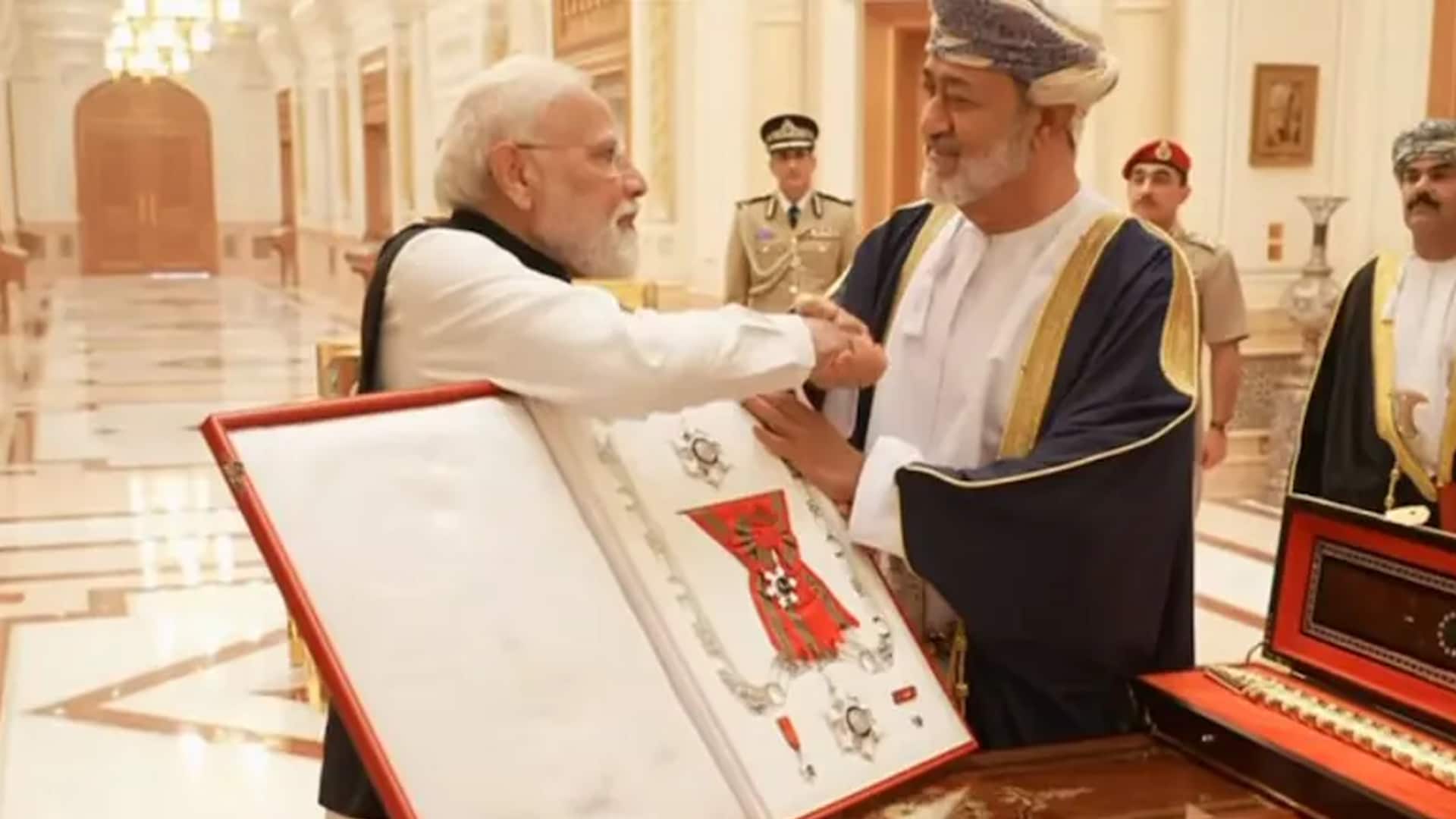 Day After Ethiopia's Top Honour, PM Modi Gets Oman's Highest Award