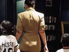 Kareena Kapoor Khan Gears Up For Messi's GOAT India Tour In Mumbai With Sons Taimur And Jeh