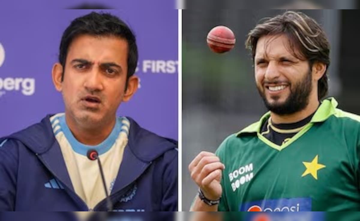 "Proved You Are Not Always Right": Shahid Afridi Takes Aim At Coach Gautam Gambhir