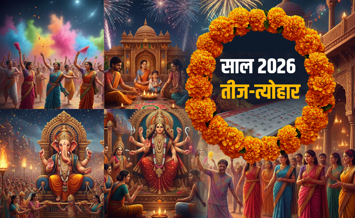 Year 2026 Festival List: नये साल में कब पड़ेगी होली और दिवाली, देखें हर छोटे-बड़े पर्वों वाला कैलेंडर 2026