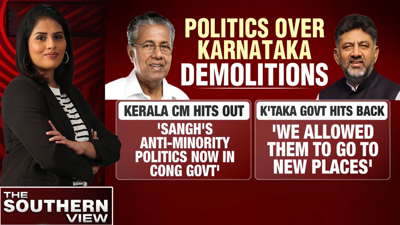 Karnataka Demolition Row Escalates: DK Shivakumar Slams Pinarayi Vijayan Interference