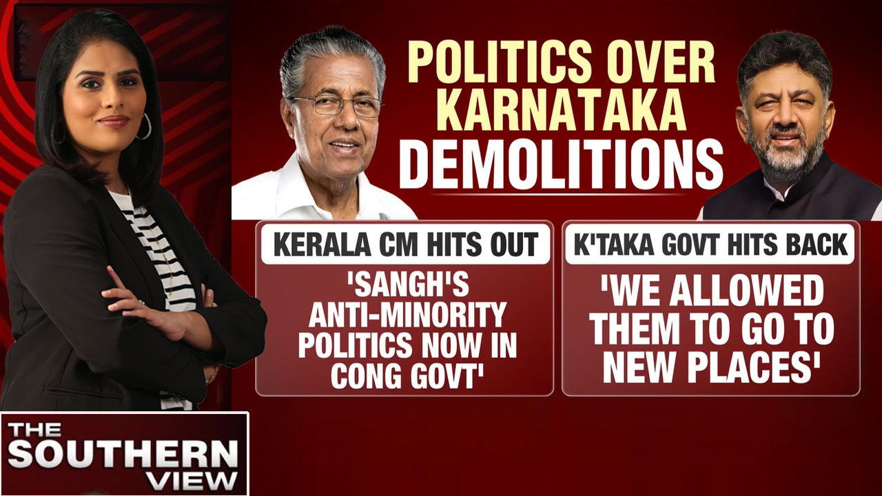 Karnataka Demolition Row Escalates: DK Shivakumar Slams Pinarayi Vijayan Interference