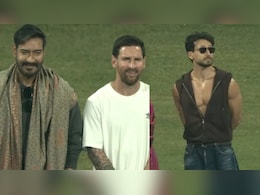 लियोनेल मेस्सी के इवेंट में अजय देवगन और टाइगर श्रॉफ की हुई किरकिरी, वीडियो हो रहा वायरल&nbsp;