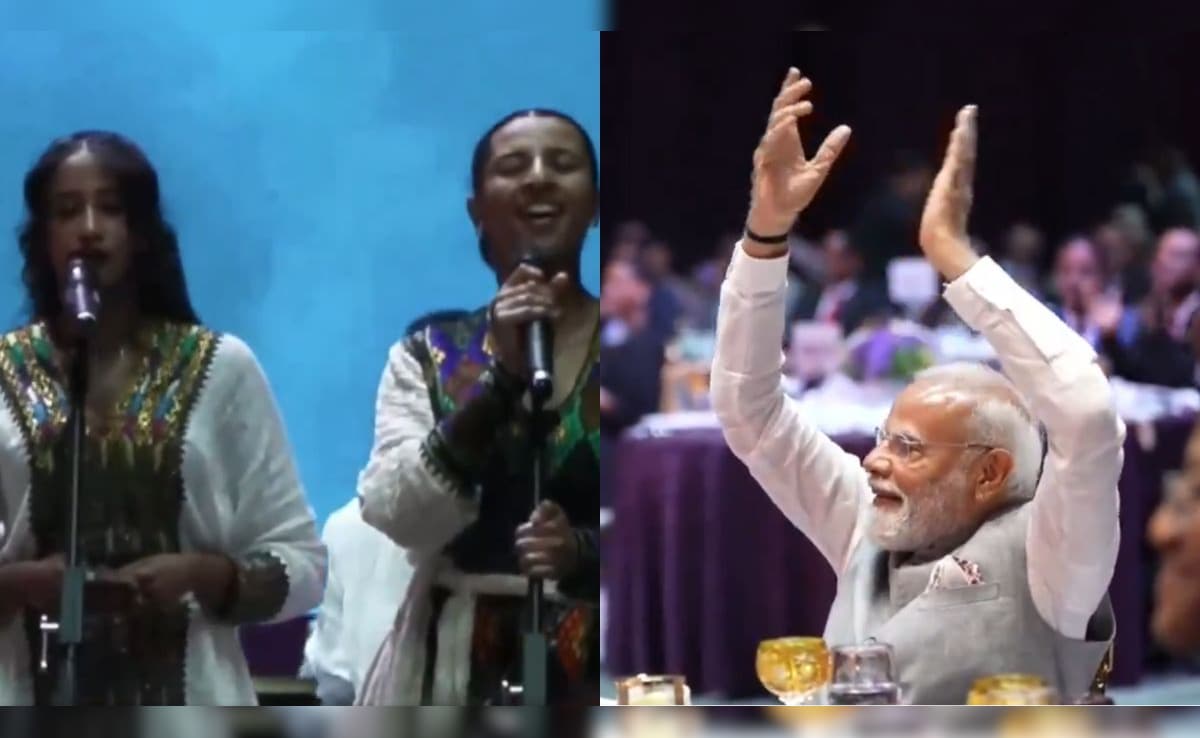 Video: Ethiopian Singers Perform Vande Mataram, PM Modi Breaks Into Applause
