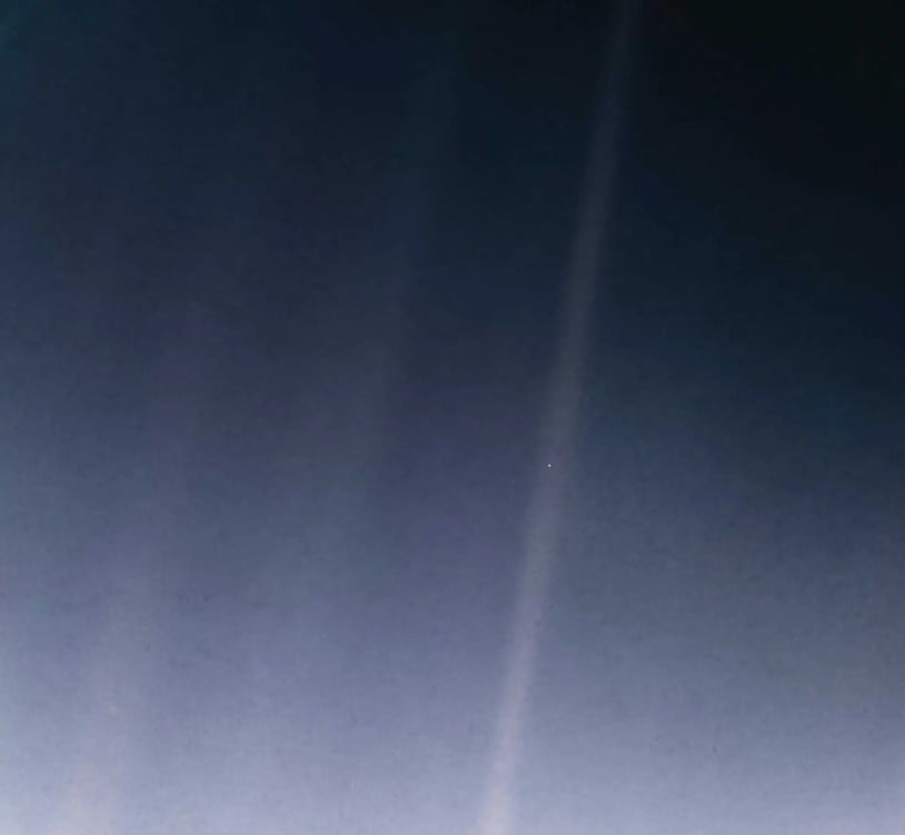 The Pale Blue Dot. (Photo: NASA) The Pale Blue Dot. (Photo: NASA)