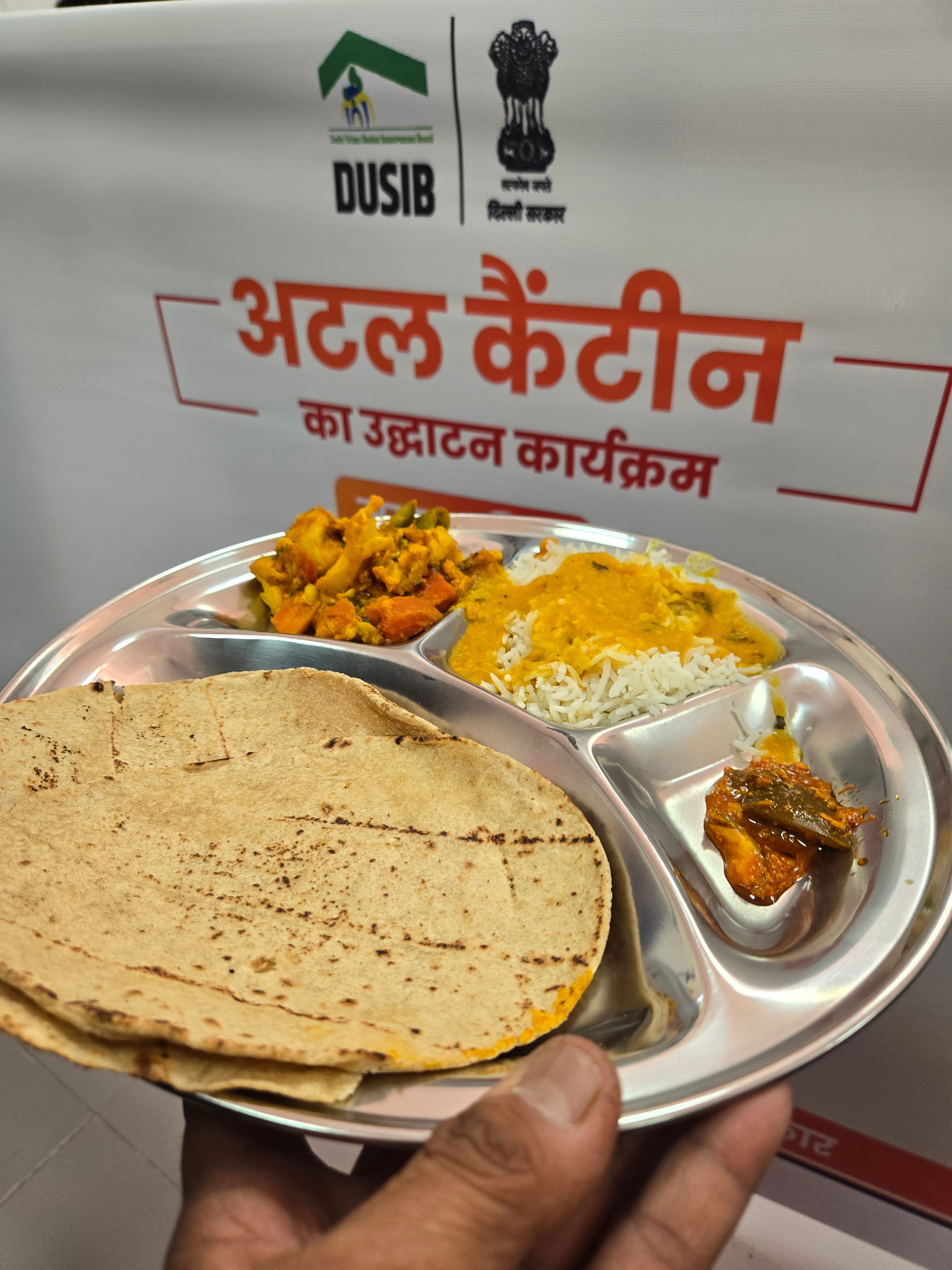Rs 5 Thali At 100 Atal Canteens In Delhi From Today: See What's On Menu