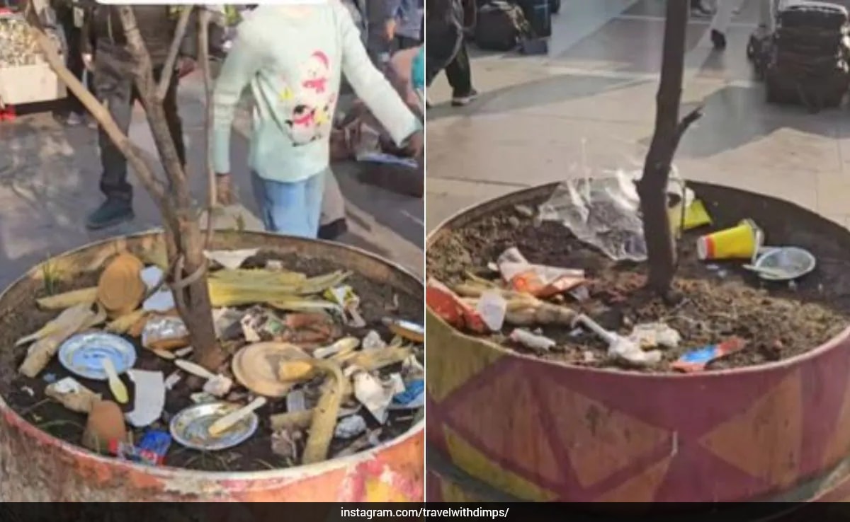 Man Calls Out Littering at Delhi Market