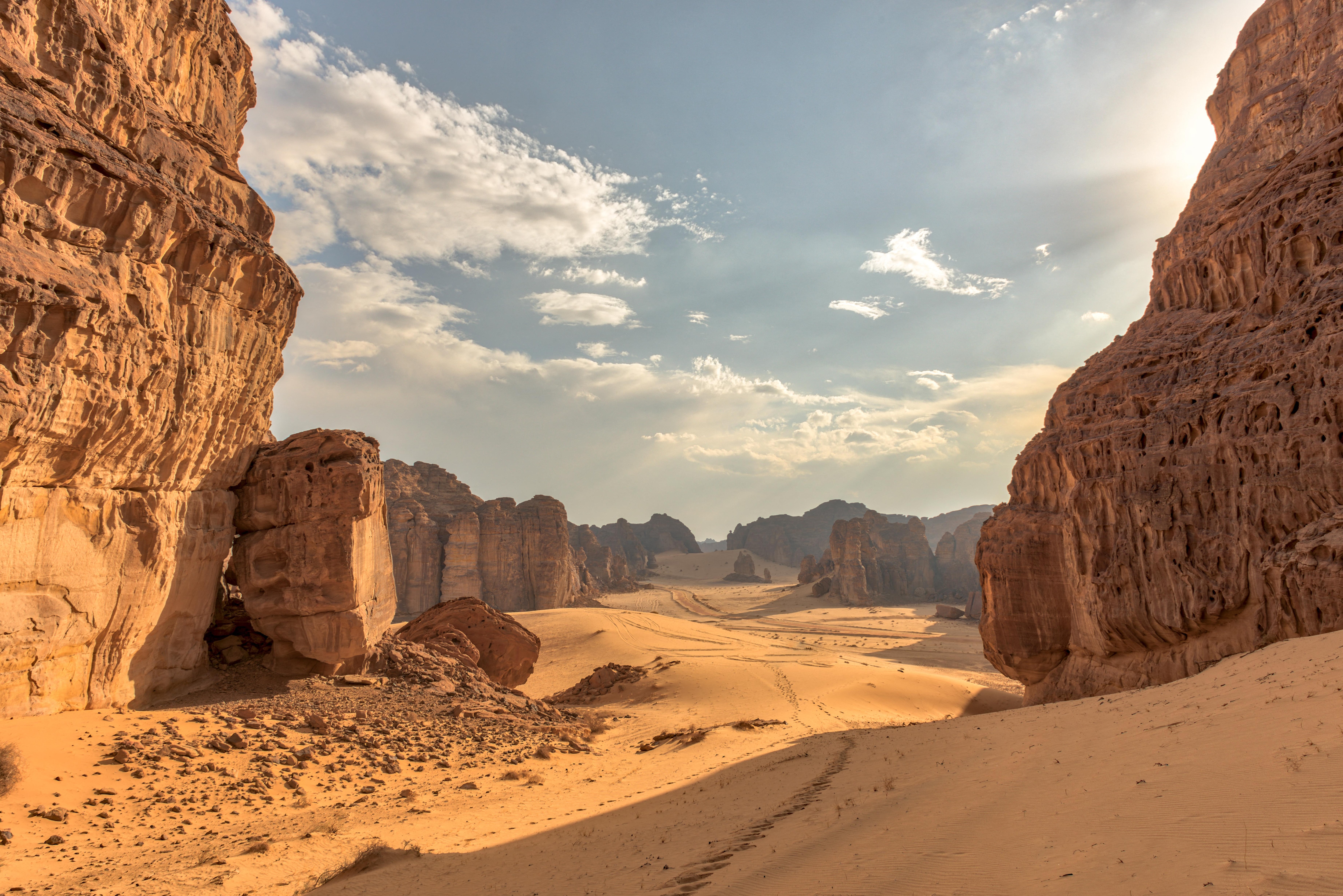 The landscape of AlUla. Photo: AFP