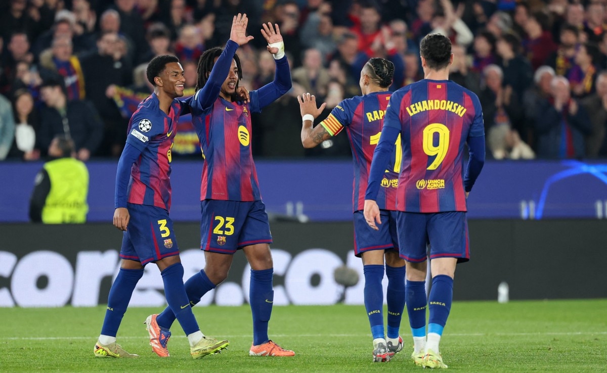 Jules Kounde Double Helps Barcelona Claim Eintracht Frankfurt Comeback Win