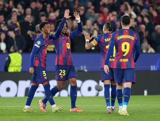 Jules Kounde Double Helps Barcelona Claim Eintracht Frankfurt Comeback Win