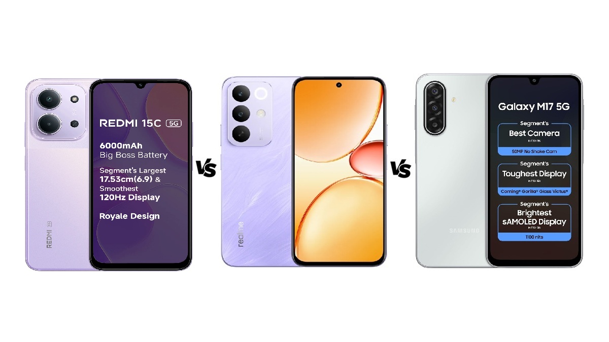 Realme C85 5G vs Moto G67 Power 5G vs Samsung Galaxy A17 5G: जानें कौन सा फोन है बेस्ट