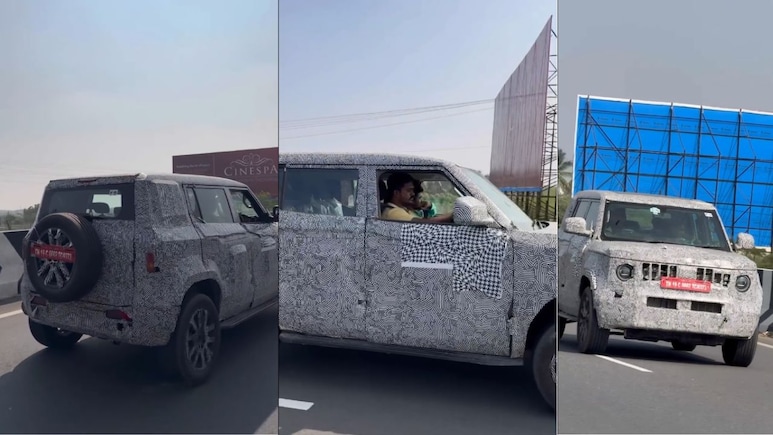 Tata Sierra Rivalling Mahindra Vision S Snapped Testing In India