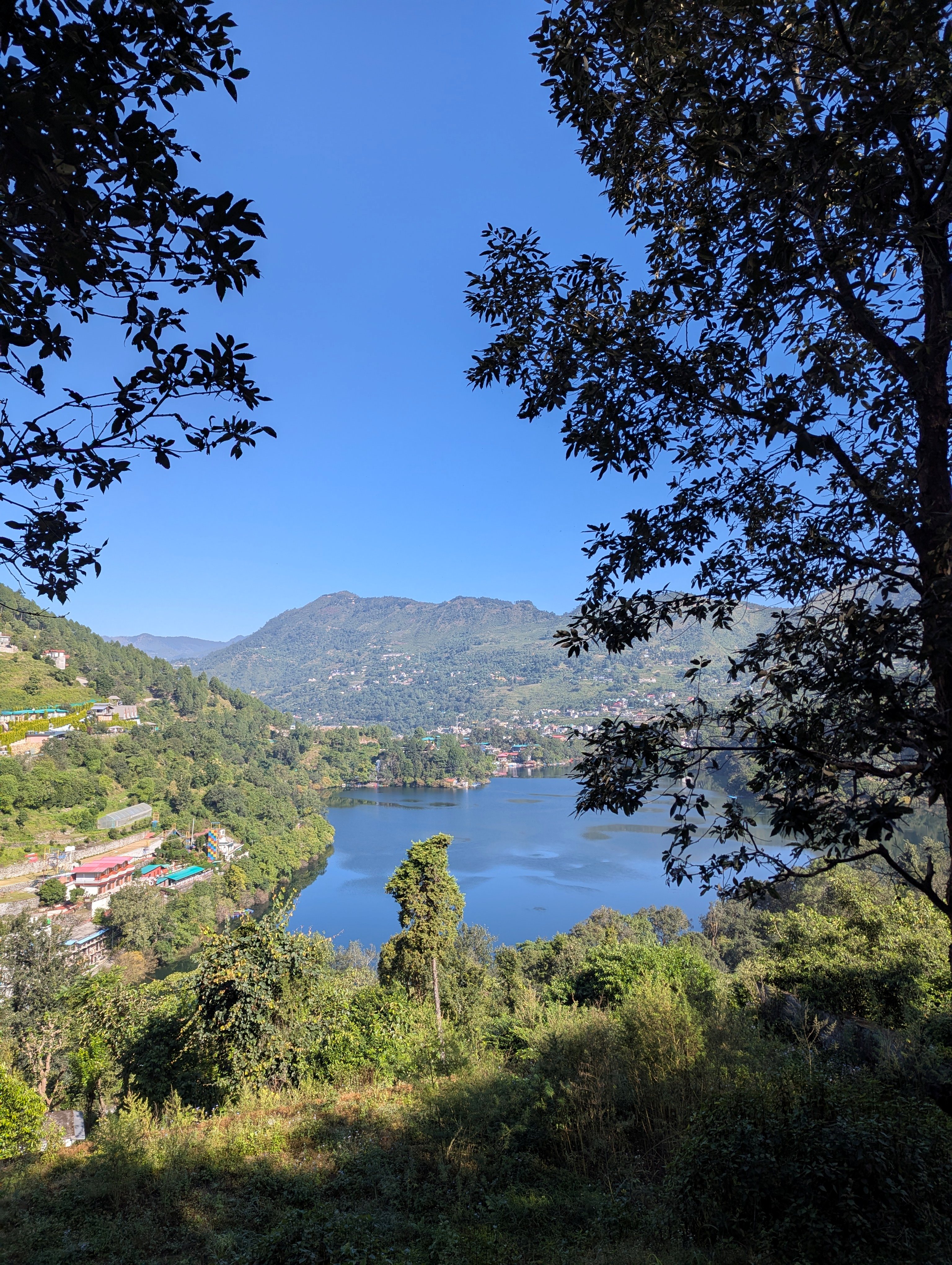 Naukuchiatal, the nine-cornered lake. Photo: Author Naukuchiatal, the nine-cornered lake. Photo: Author