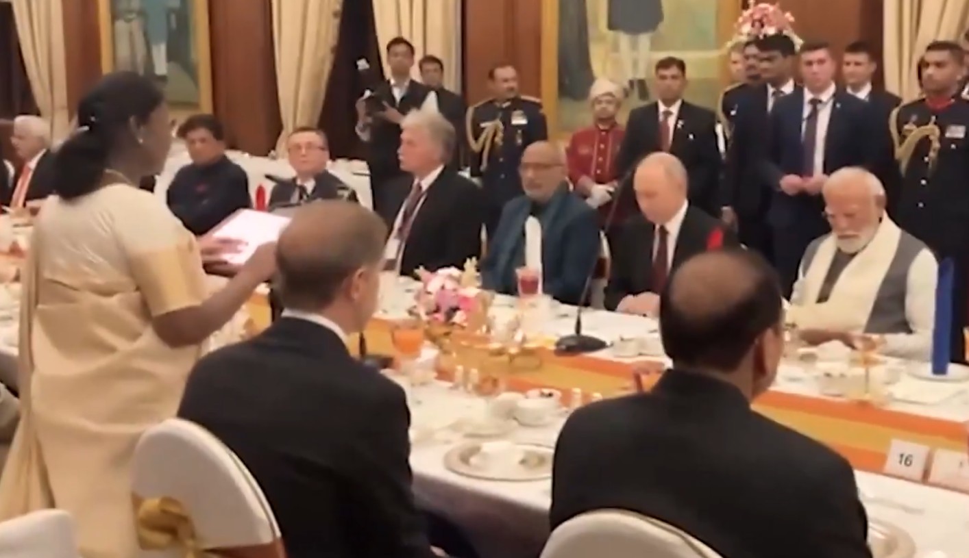 Vladimir Putin In India LIVE Updates: PM Modi, Putin Sit Together At State Banquet, President Murmu Delivers Speech