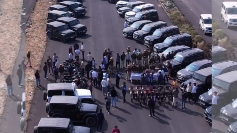 Jaipur Police Seize Over 140 Vehicles For Illegal Black Window Tinting, Including Mahindra Thar And Scorpio