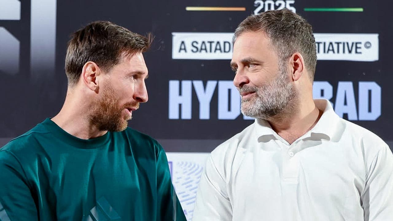 Rahul Gandhi-Lionel Messi Meet Sparks Political Row