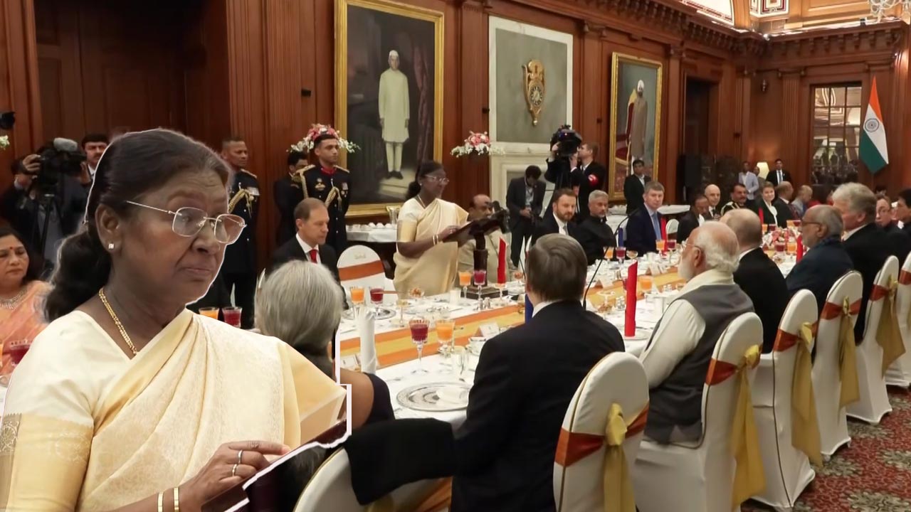 President Droupadi Murmu Praises India-Russia Ties At Rashtrapati Bhavan