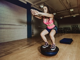 Celebrity Fitness Coach Namrata Purohit Takes On A Tricky BOSU Ball Plank Challenge