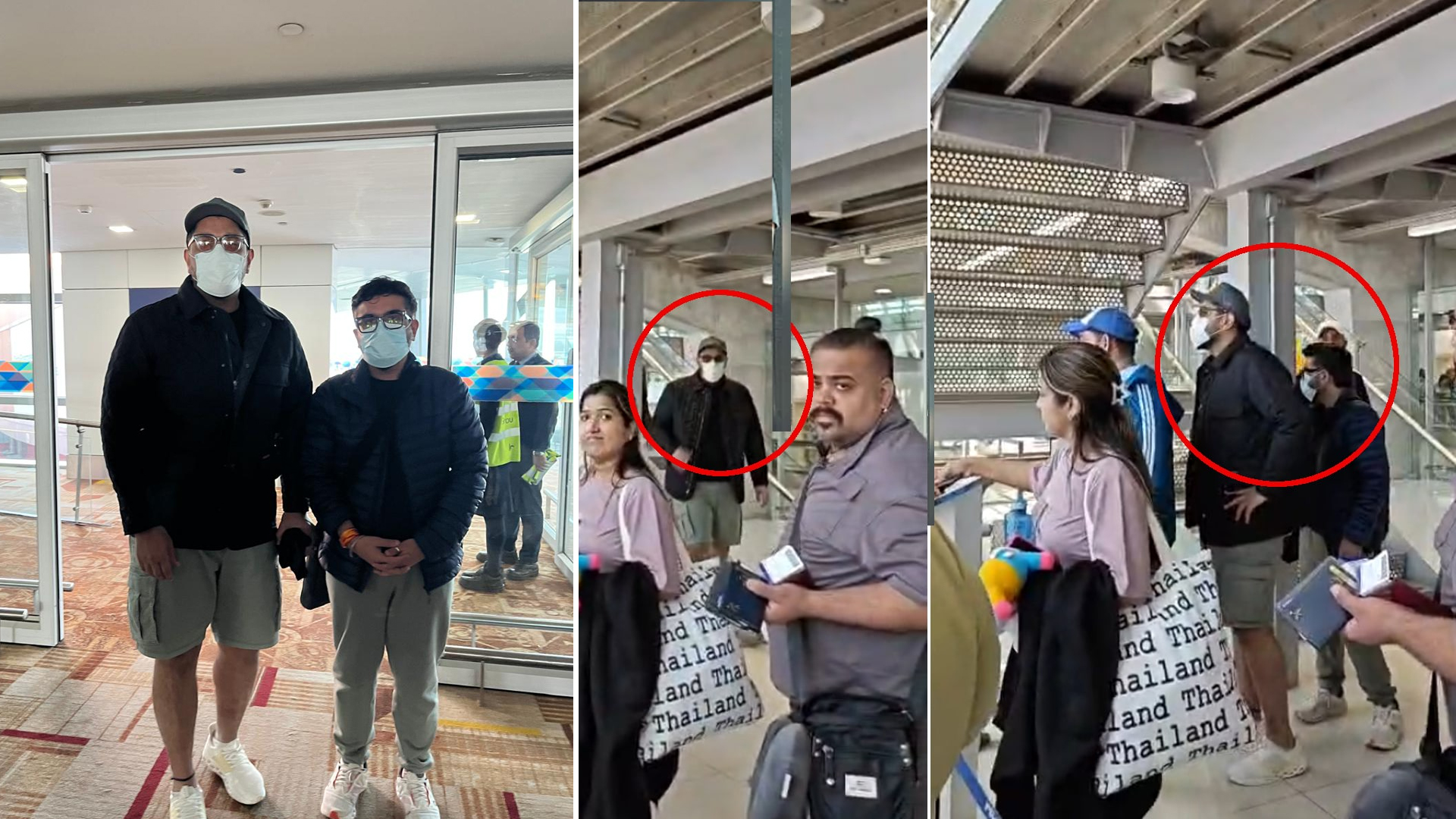 LIVE: एयरपोर्ट पर सिर झुकाकर बैठे लूथरा ब्रदर्स, फोटो से बचने की कोशिश करते आए नजर, गोवा जाने से पहले की तस्वीर आई सामने