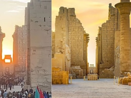 Thousands Crowd Luxor Temple In Egypt To Watch A Stunning Winter Solstice Show In Viral Video
