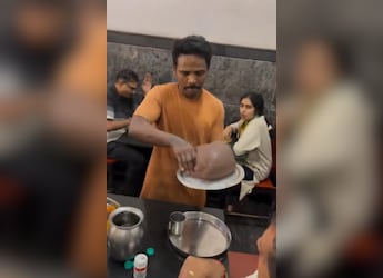 Ragi Dish Served With Bare Hands At Restaurant Sparks Debate On Hygiene