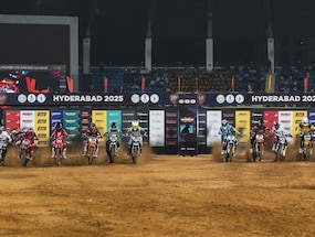 Team Gujarat Trailblazers Leads Season 2 Of Indian Supercross Racing League After Hyderabad Round