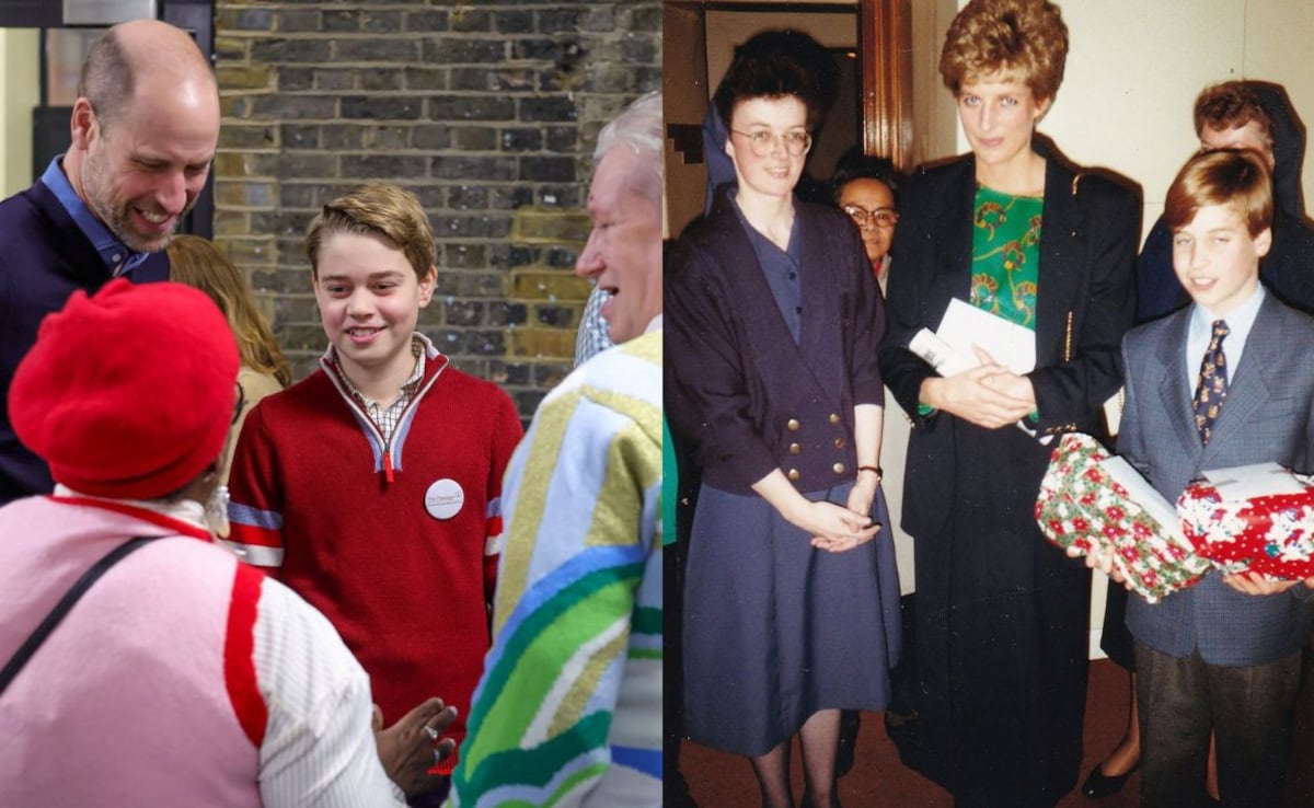 Prince William Brings Son To Shelter He First Visited With Princess Diana