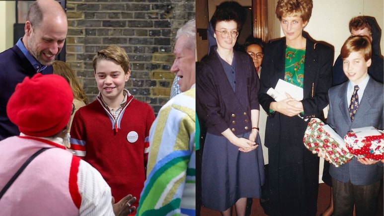 Prince William Brings Son To Shelter He First Visited With Princess Diana