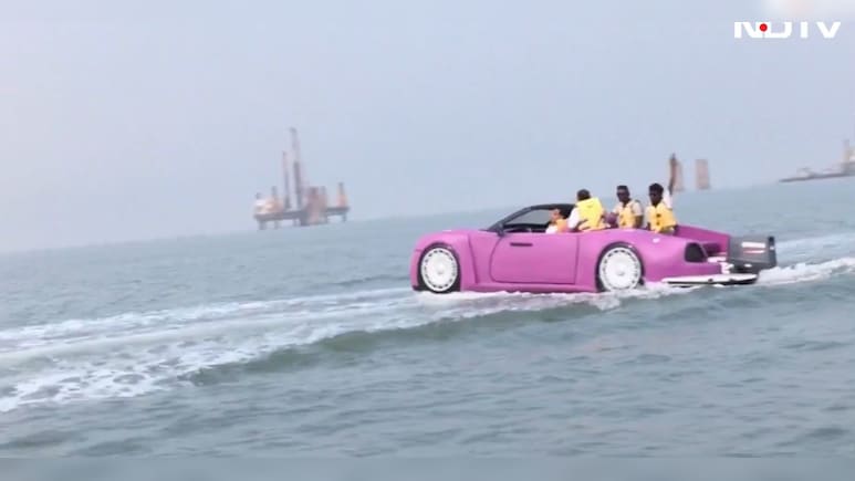 Maharashtra's 'Car In Sea': A Rolls Royce Boat Turning Heads At Juhu Beach